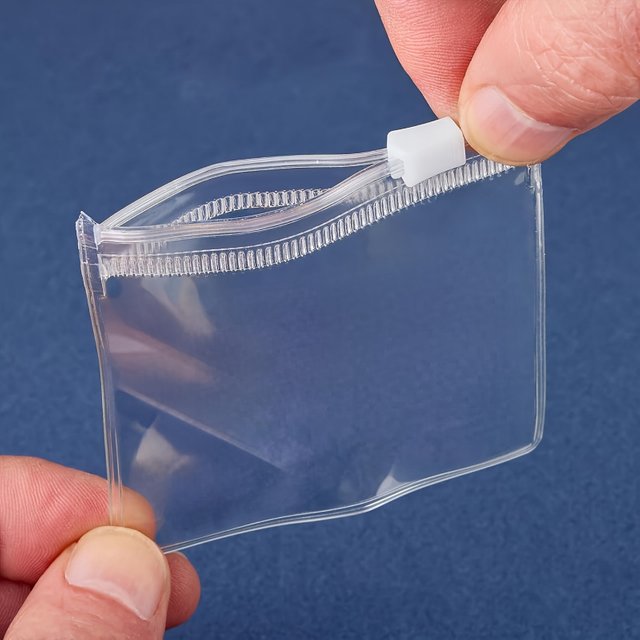 25pcs Transparent Reusable Ziplock Bags-Portable Storage Bags for Jewelry,Cosmetics,Office Supplies,Small Items,Jewelry Storage
