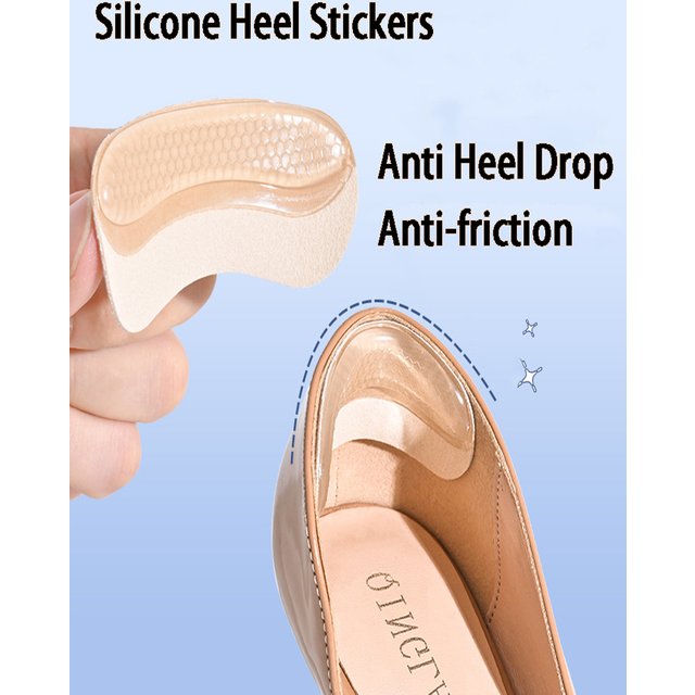 NEW Silicone Heel Sticker Heels Protector Insoles Adjust Size Adhesive Non-slip Shoe Pads Pain Relief Foot Care Insert