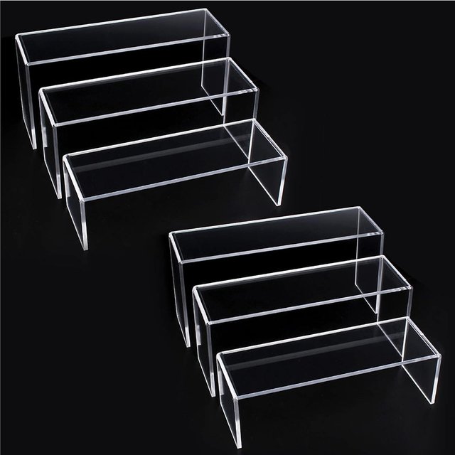 Étagère de présentation en acrylique, support pour figurines, support pour parfum, support pour cupcakes, support pour bijoux, anneaux, présentoir pour lunettes, organisateur de rouge à lèvres,