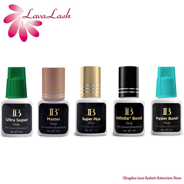 1 Bottle IBeauty Glue for Eyelash Extensions Korea IB Golden Wine Red Cap Glue False Lash Glue Makeup Tools Beauty Shop Supplies