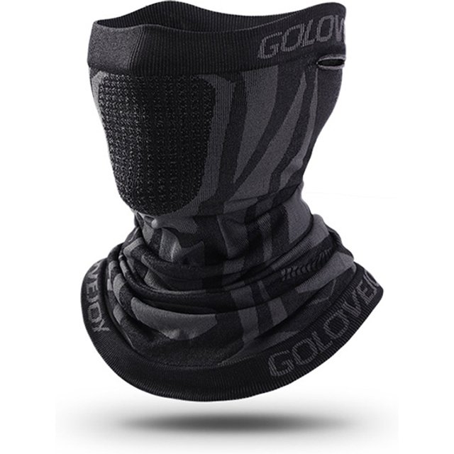 Men's Winter Cycling Face Mask Windproof Breathable Balaclava Motorcycle Ski Neck Gaiter Warmer for Outdoor Sports