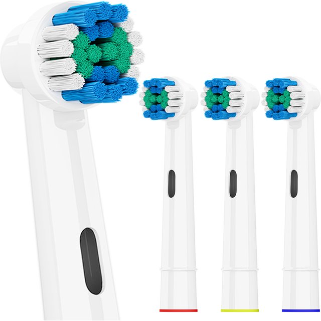 4/8/12/20 Pcs Compatible with Oral B Click-on Electric Toothbrush Replacement Brush Heads, Toothbrushes Head Refill for 1000 500