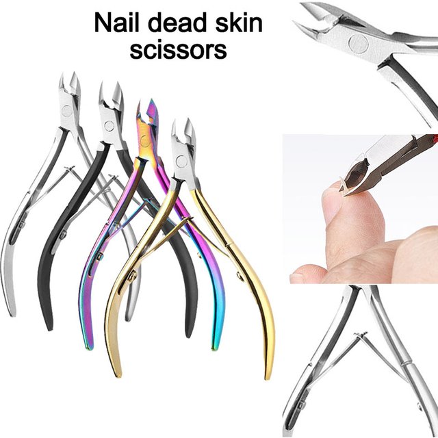 Professional Nail Stainless Cutter Nipper Scissors Dead Skin Remover Eagle Beak Pliers Pedicure Manicure Hand Care Tool ZJJ07