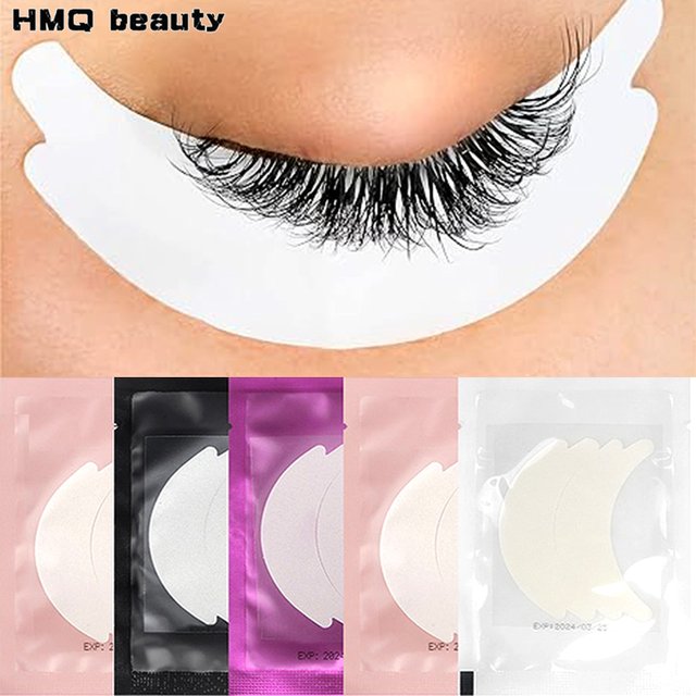 50/20/10pairs Eye Patches Eyelash Extension Paper Stickers Under Eye Pads Hydrogel Patches For Extension Makeup Supplies