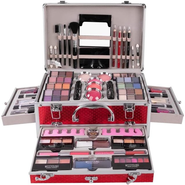 FantasyDay All In One Makeup Kit, Xmas Full Makeup Gift Set for women Girls | Complete Makeup Collection with Eyeshadow Palette Lipgloss Mascara Concealer, Cosmetic Essentials for Daily, Special