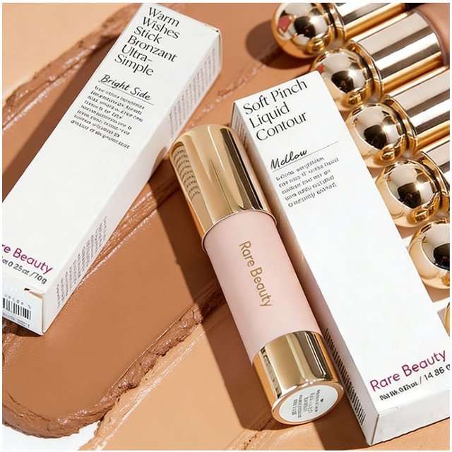 Rare Beauty Contour Stick Waterproof Shading Highlight Shadow Sculpt Facial V Shape Slim Nose Bright Side Cheek Smooth Makeups