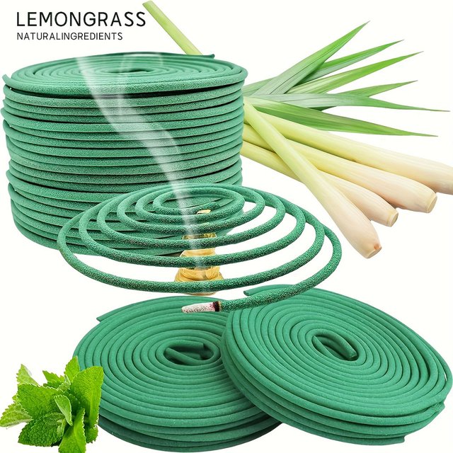Bobines d'aromathérapie à la lavande et à la citronnelle, parfum pour Patio, porche, bord de piscine, décoration de jardin de Camping, bobines d'encens extérieures
