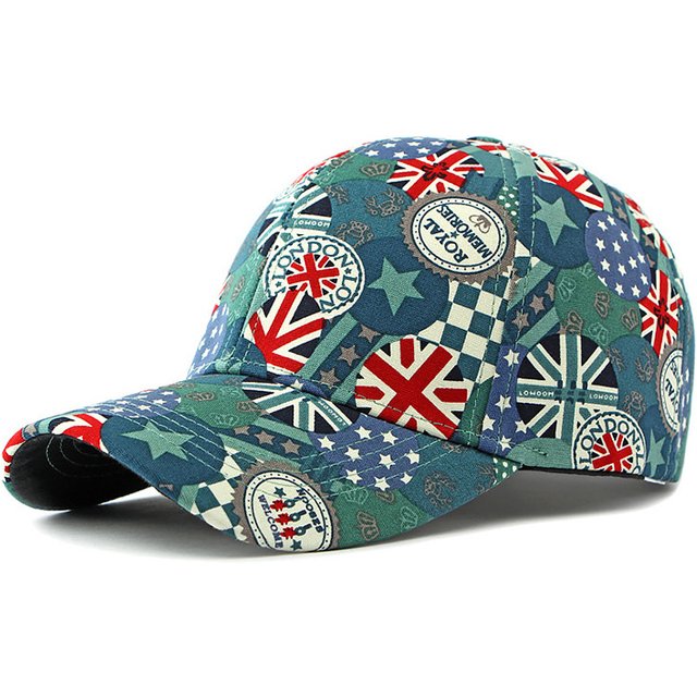 Graffiti Print Hip Hop Baseball Cap Simple Trend Sun Hat Casual Unisex Sunscreen Sports Dad Hats for women Men
