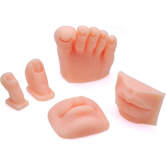 1PCS Thickened Silicone Lips Model Simulation Artificial Practice Skin For Permanent Makeup Piercing Training Tattoo Tools