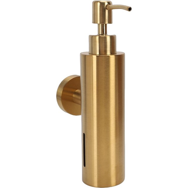 Stainless Steel Liquid Soap Dispenser Wall Mounted Gold Hand Soap Container Durable Modern Design Soap Dispenser