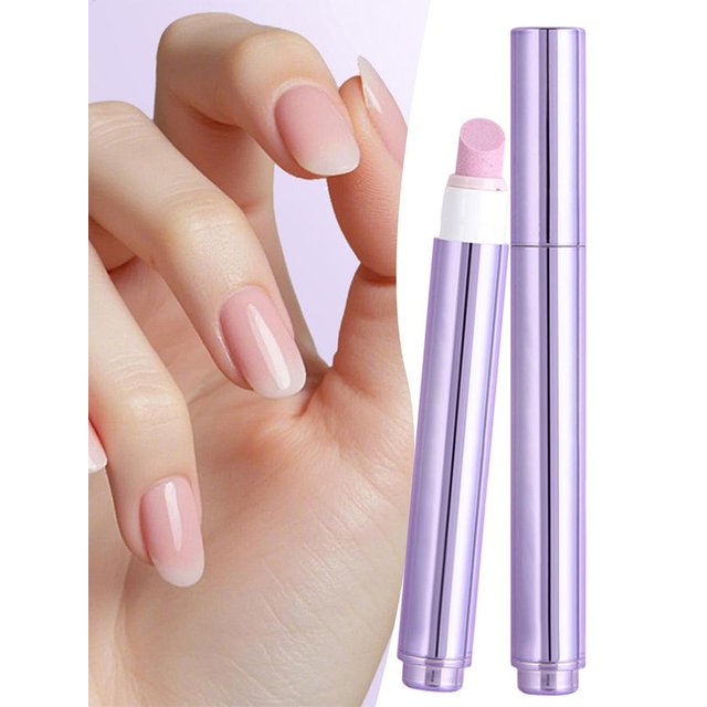 2-in-1 Nail Care Pen with Ceramic Tip for Hangnails Dry&Damaged Nails Moisturize Strengthen Brighten Nails Care Cuticle Oil Pen