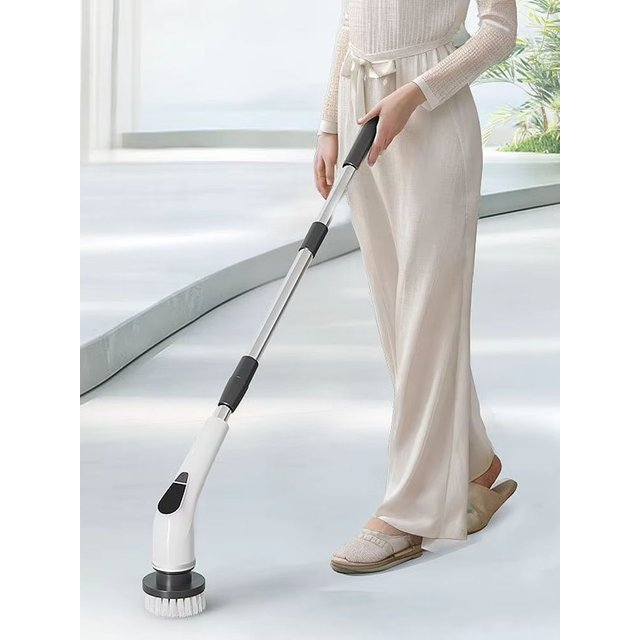 Cordless Spin Scrubber Electric Multipurpose Cleaning Brush for Kitchen Bathroom Toilet - Household Hair Brushes And Mops
