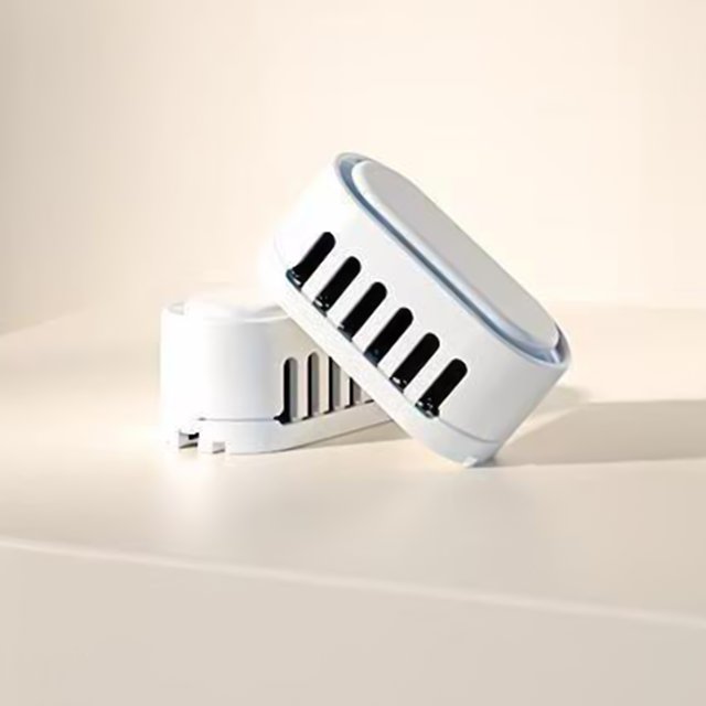 Bac à litière intelligent, désodorisant, platEau de toilette pour chaton, nettoyeur facile à utiliser, boîte de désodorisation conviviale, dissolvant de nettoyage des odeurs