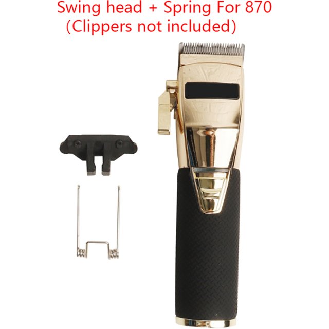 Hair Clipper Swing Head Clipper Guide Block Clipper Replacement Parts With Tension Spring For 870 Clipper Accessories
