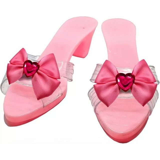 New Play House Games Princess Crystal Shoes for Stage Masquerade Makeup Simulation Children's Special Occasion Decorators