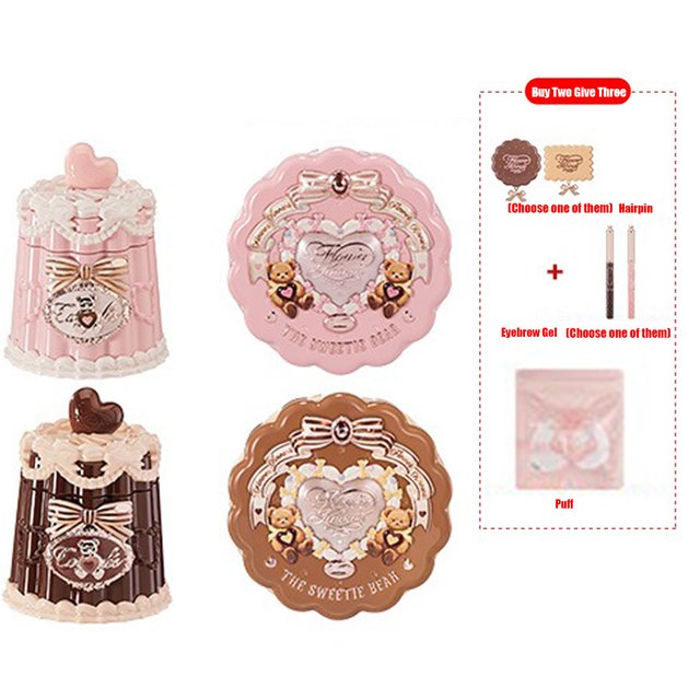 Flower Knows The Sweetie Bear Collection Coating Lip Jelly Silk Satin Blush Waterproof Long Lasting Makeup Flowerknows