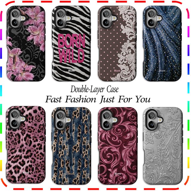 Luxury Clmj Blush Veil Phone Case for iPhone 17 17e 16e 16 15 14 13 12 11 XR XSMAX Air Pro Max Plus Double-layer Back Cover