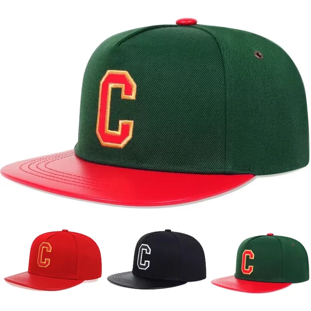 Unisex C Letter Embroidery Hip-hop Hats Spring Autumn Adjustable Casual Snapback Baseball Caps Outdoor Sunscreen Hat Sports Cap