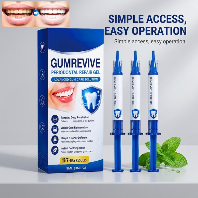 Gumrevive Periodontal Repair Gel Deep Penetration Gum Care Soothe Gum Irritation Reduce Plaque Tartar Oral Care Gel 1/2/3/5PCS