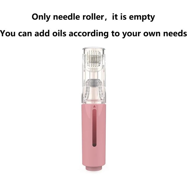 New Titanium Needles Roller Skin Care Tools,Lip Roller,Derma Roller for men Beard Hair Growth,Beard Treatment & Serum Applicator