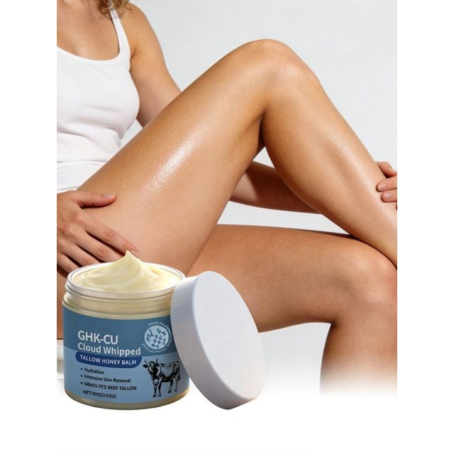 100g Copper Peptide Tallow Honey Balm - Methylene Blue Anti-Aging Gentle Nourish Moisturizing Face & Body Skin Care Cream
