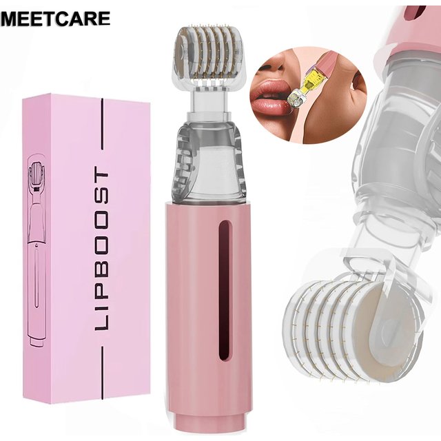 1/2/4/6pcs Derma Roller 0.2mm 105pcs Titanium Needle Lip BOOSTER Microneedle Dermaroller Face Massage Lip Beard Beauty Skin Care