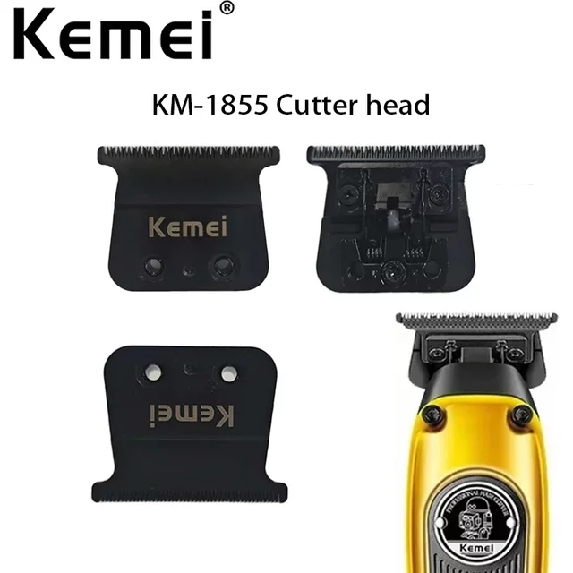 Kemei KM-1855 Electric Hair Clipper Product Replacement Accessories Replacement Blade Head Salon Hair Clipper Accessories Blade