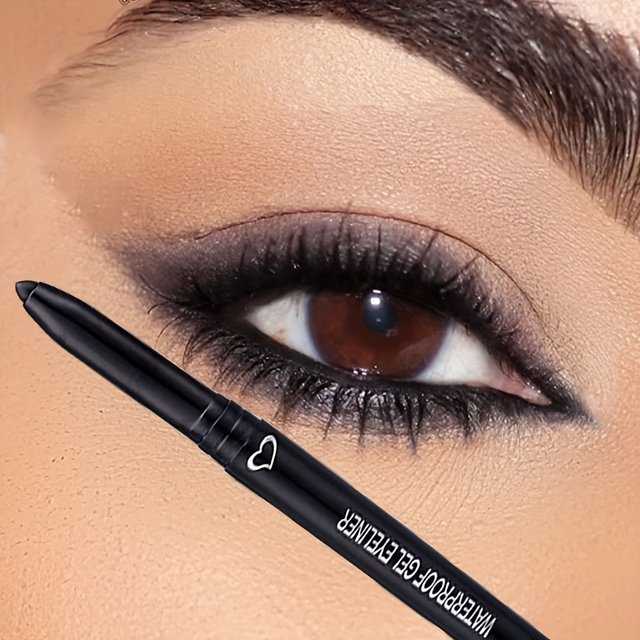 Eyeliner Gel lisse et imperméable, crayon bleu marron, doux, facile à porter, stylo correcteur mat à