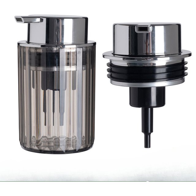 Foam Soap Dispenser-Thickened Glass Bottle,Press-Type Hand Wash,Bathroom&Kitchen Essential,Decorative Countertop Accessory