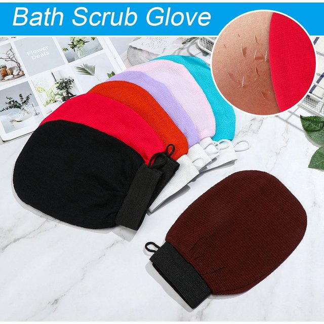 Moroccan Hammam Bath Scrub Glove Exfoliating Body Facial Tan Massage Mitt NEW