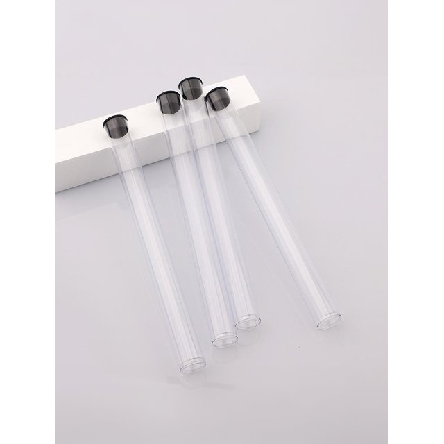【PVC Clear Storage Tube Rotating Pen Holders Makeup Brushes Case Gift Pen Packaging Box Lightweight Cylindrical Tube Container】