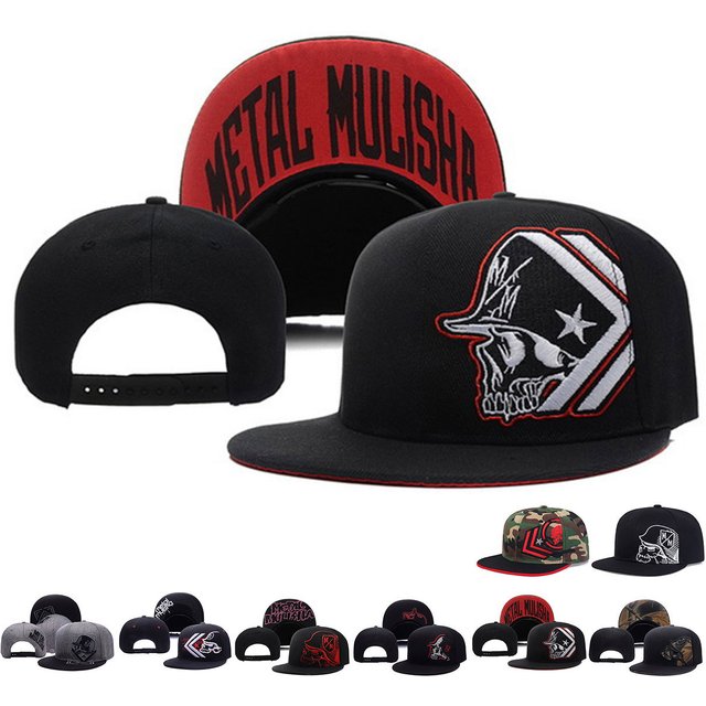 1pc Unisex Skull Embroidery Embroidery Hip-hop Hats Spring and Autumn Outdoor Adjustable Casual Baseball Caps Sunscreen Hats