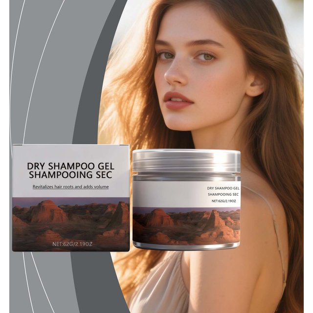 Dry Shampoo Gel Volumizing Oil Control Refreshing Absorb Grease Clean Scalp Air Feeling No-Rinse Lazy Hair Care Cream Shampoo