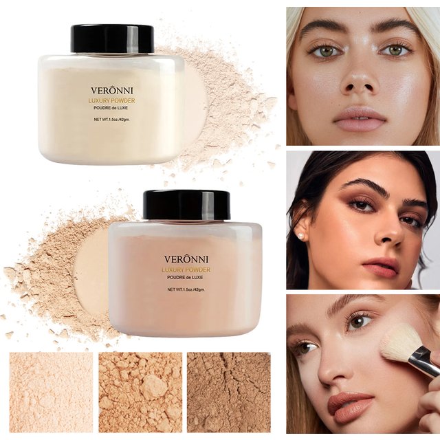 Banana Luxury Powder for women Face Foundation Banana Powder Bottles Loose Powder Authentic Oil-Control Beauty Make Up Art Tools