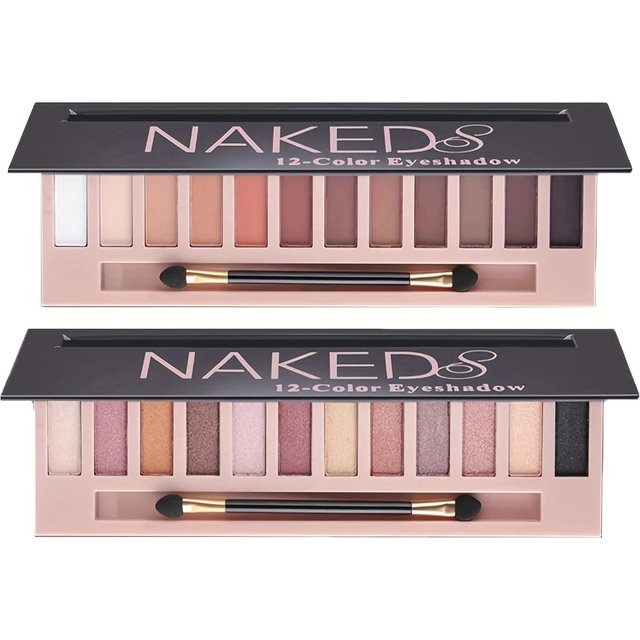Matte Pearlescent Eyeshadow Palette, 12-colors Long-lasting, Non-smudged Earth Color Makeup Eyeshadow, Pearlescent Eyeshadow New