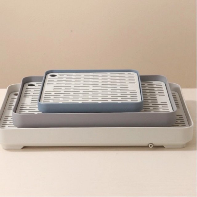 Nouveau petit bac à litière pour lapin, platEau de toilette rectangulaire en plastique pour animaux de compagnie, boîte de toilette d'angle Bunnie à Double couche, fournitures pour cochon hollandais
