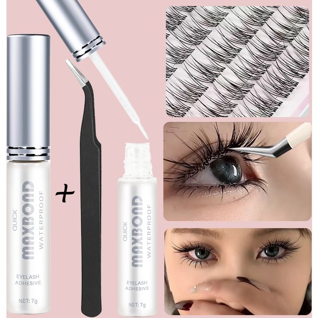 7g Professional Quick Dry Eyelash Glue Natural Long Lasting False Eyelash Extension Glue Waterproof Strong Eye Lashes Makeup Dec