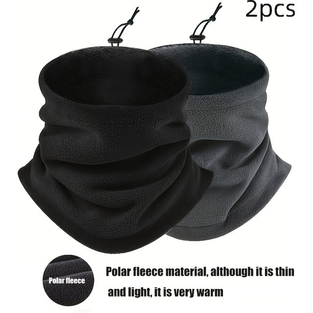 Unisex Thermal Balaclava Face Mask, Windproof Fleece Lined Neck Gaiter for Skiing Cycling Motorcycle, Breathable Winter Sports