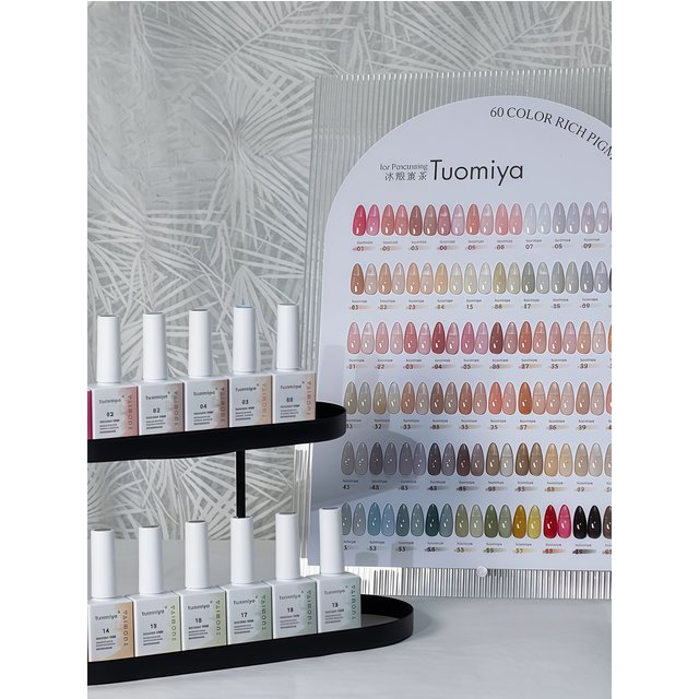 24/60 Colors 15ml Jelly Color Nail Polish Set, Removable UV LED Gel Nail Polish with Color Chips, Spring and Summer Manicure