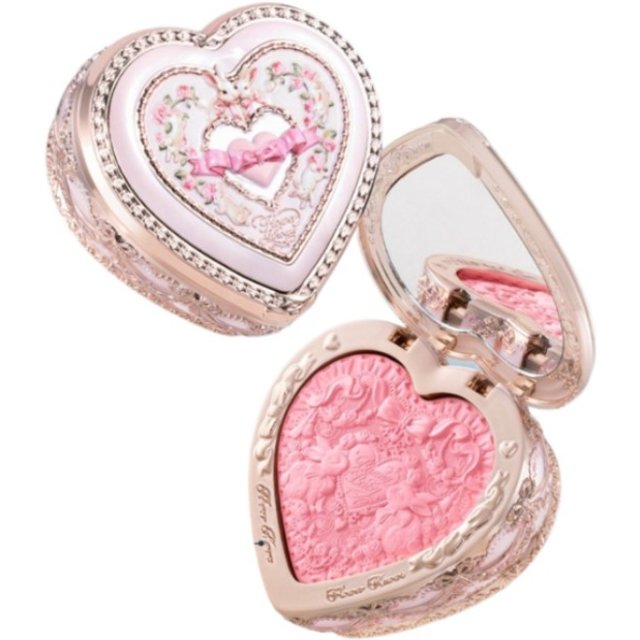 Poudre de fard à joues Flowerknows Garden Rose Blush pour les joues, maquillage sans cruauté - Modeler, Contour du visage pour un fini mat naturel