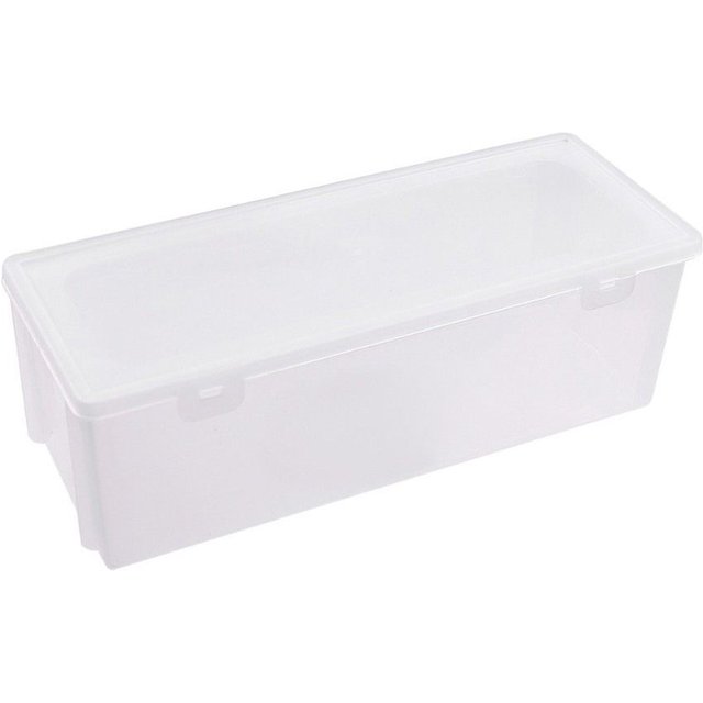 Rectangle Nail Polish Storage Box Transparent Large Capacity Nail Polish Storage Case Plastic Nail Art Organizer Nail Technician