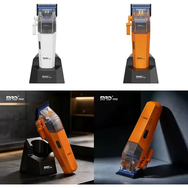 2026 Professional Hair Clipper for MRD GTR HC-666 BLPU Brushless Motor 7200RPM Cordless Rechargeable Hair Trimmer with 240min
