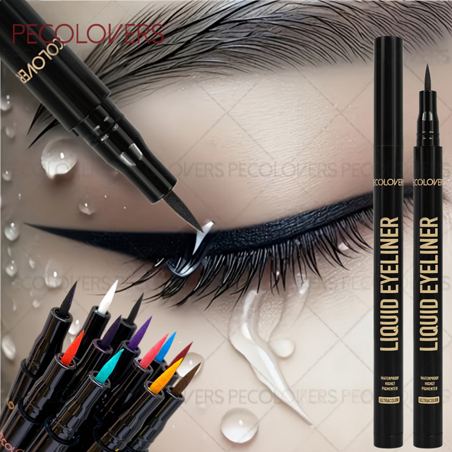 1PC Waterproof Liquid Eyeliner - No-Smudge, Long-Lasting Smooth Application, Rich In Colors, Creating A Charming Daily Makeup