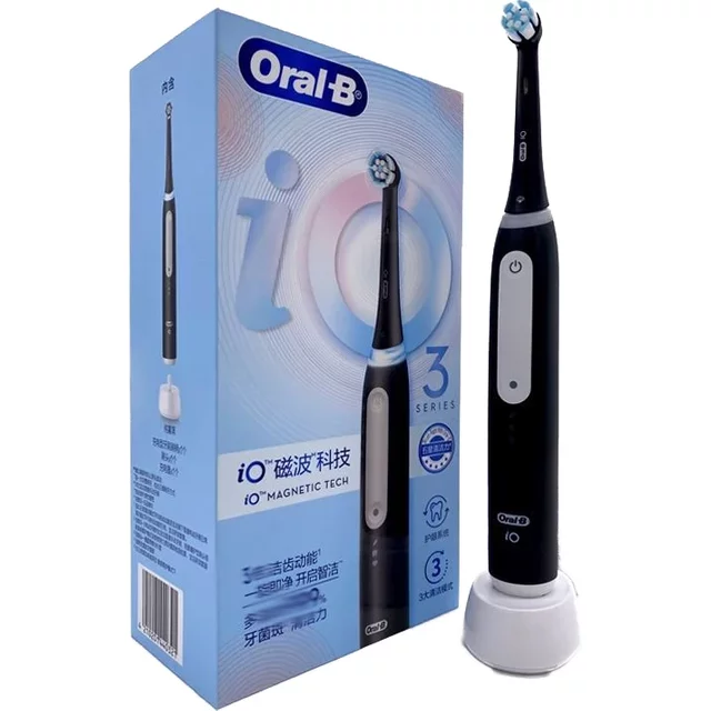 Oral B IO3 Electric Toothbrush IO Series 3 Cleaning Modes for Dental Care Replacement Toothbrush Heads Teeth Brush