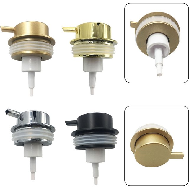 ABS Foam Pump Head Hotel Hand Soap Bottle Press Pump Head Soap Dispenser Shower Shampoo Press Switch