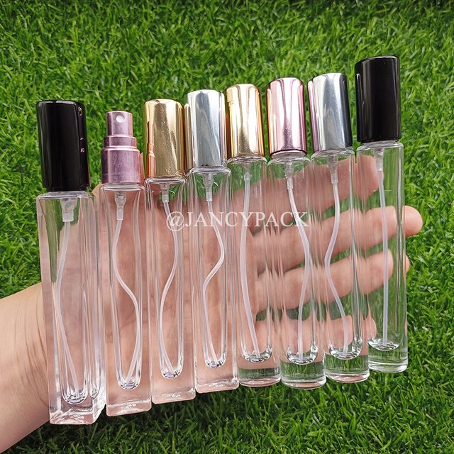10 ml vide rond carré or rechargeable déodorant vide verre vaporisateur bouteille de parfum 10 ml bouteilles de voyage pour articles de toilette