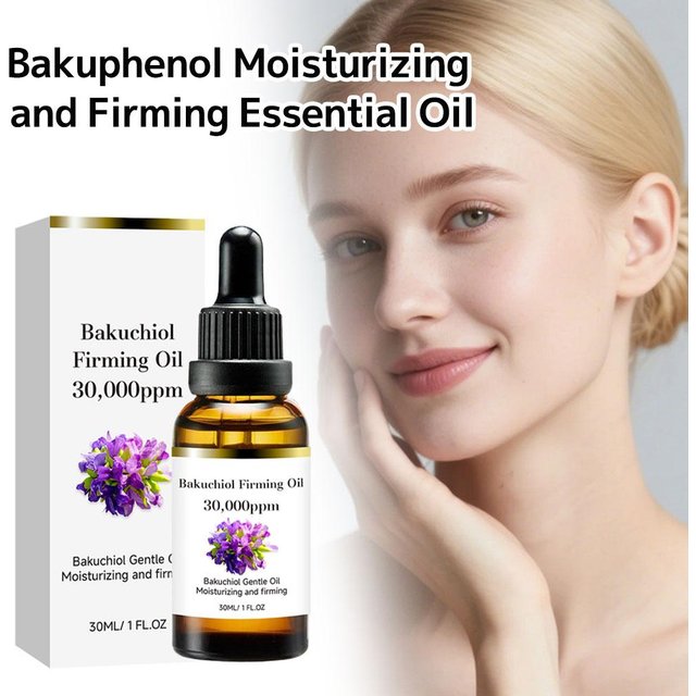 Retinol Bakuchiol Facial Serum Natural Lightweight Face Oil Hydrating Firming Skin Care for women Men