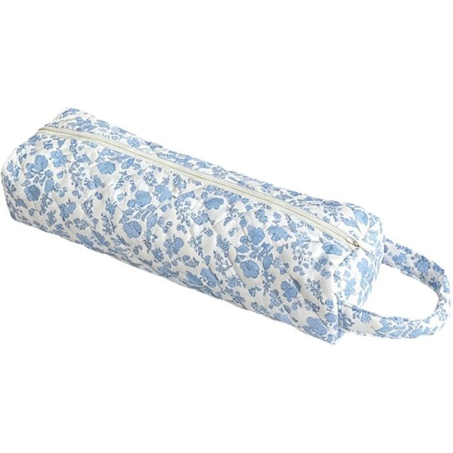 New Quilting Cotton Hair Dryer Storage Bag with Handle Large Capacity Curler Storage Bag Dustproof Hair Dryer Protective Case