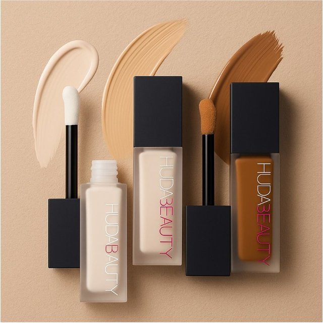 HUDA BEAUTY Faux Filter Luminous Matte Eye Concealer Moisturizing Long Lasting Lightweight Foundation Makeup Liquid Foundation