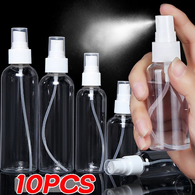 Bouteilles rechargeables 30/100//150/250ml, atomiseur de parfum en plastique Transparent, Mini